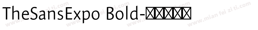 TheSansExpo Bold字体转换